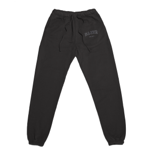 Varsity Logo Sweatpants in Onyx. XL