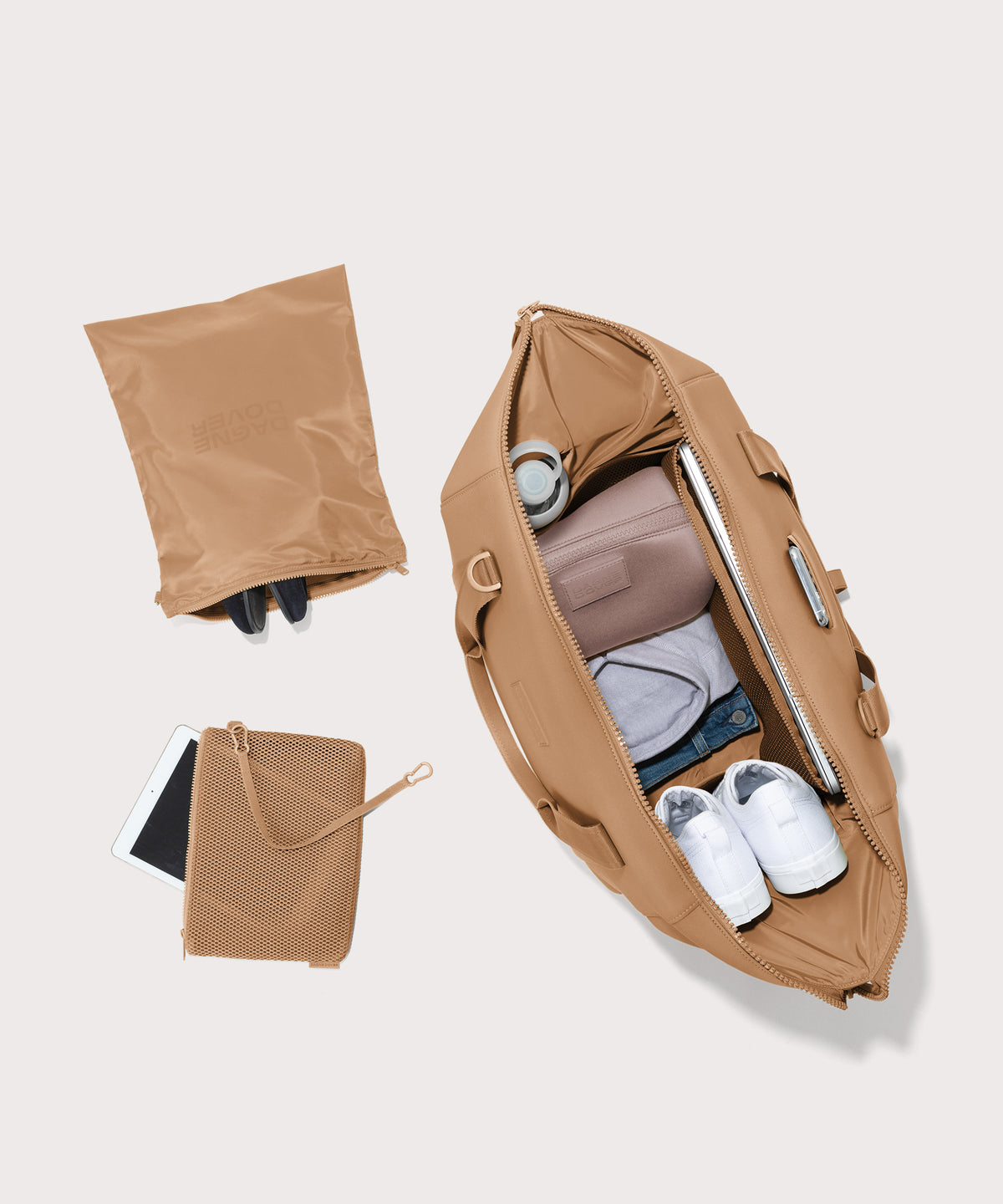 Landon Carryall in Camel. Extra Large - Image 3