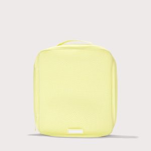 Roma Packing Cube in Citrine Air Mesh. Extra Large